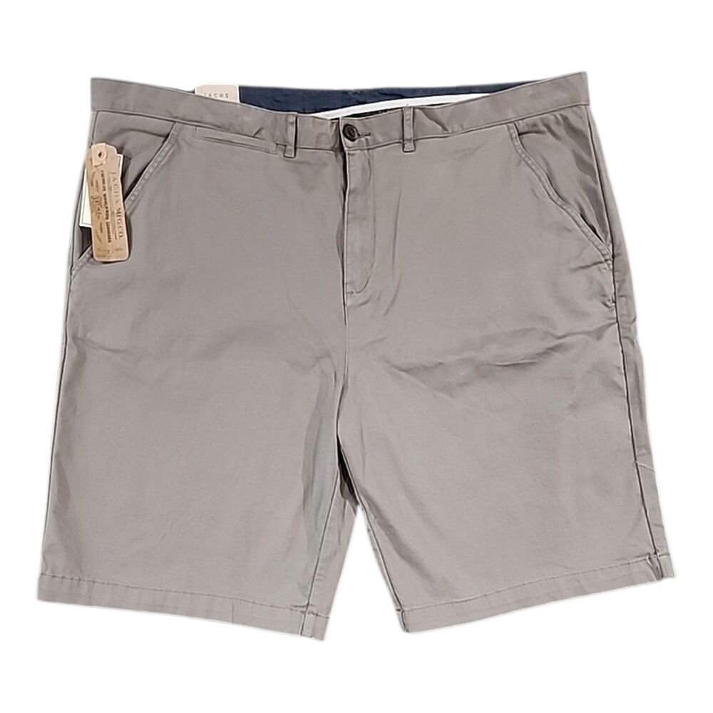 Jachs New York Shorts Men’s Size 42 Chino Performance Stretch Dark Gray New